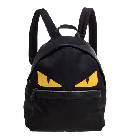 fendi monster backpack fake vs real|fendi backpack with eyes.